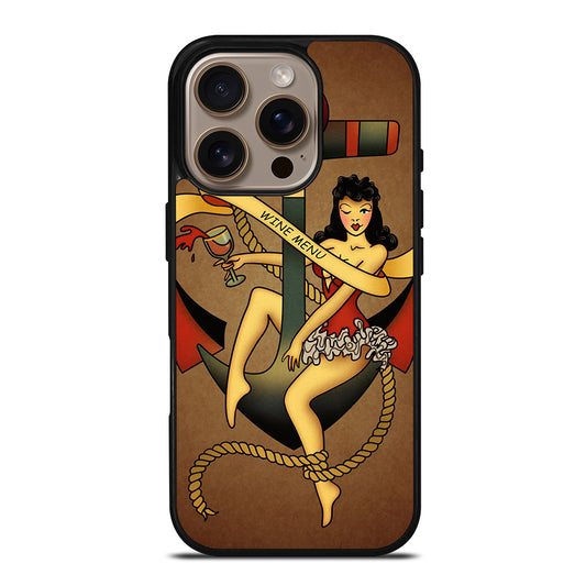 SAILOR JERRY WINE MENU iPhone 16 Pro Case