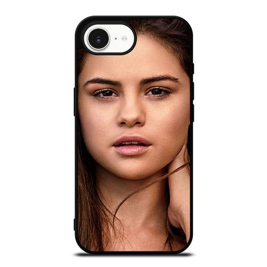 SELENA GOMEZ'S HOT LIPS iPhone 16e case black TPU silicone rubber protective cover by Casedear