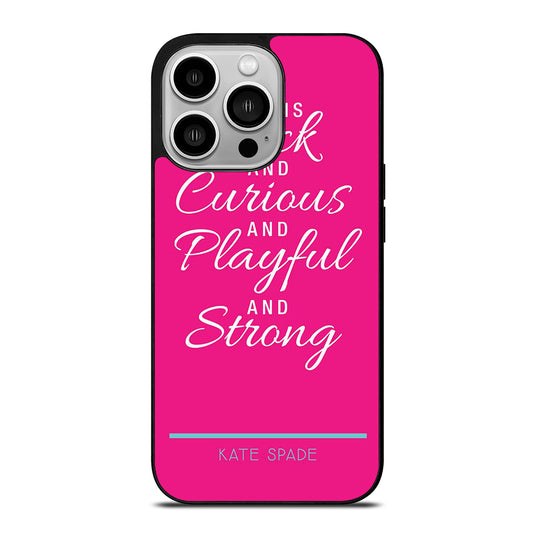 SHE IS KATE SPADE iPhone 14 Pro Case