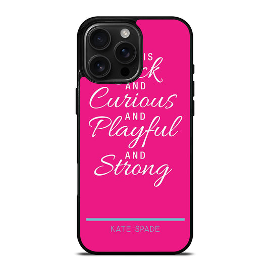 SHE IS KATE SPADE iPhone 16 Pro Max Case