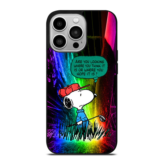 SNOOPY SHORT QUOTE iPhone 14 Pro Case