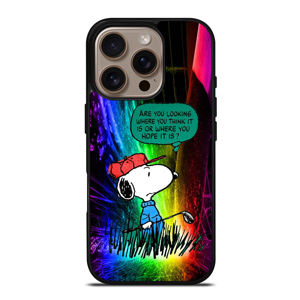 SNOOPY SHORT QUOTE iPhone 16 Pro Case