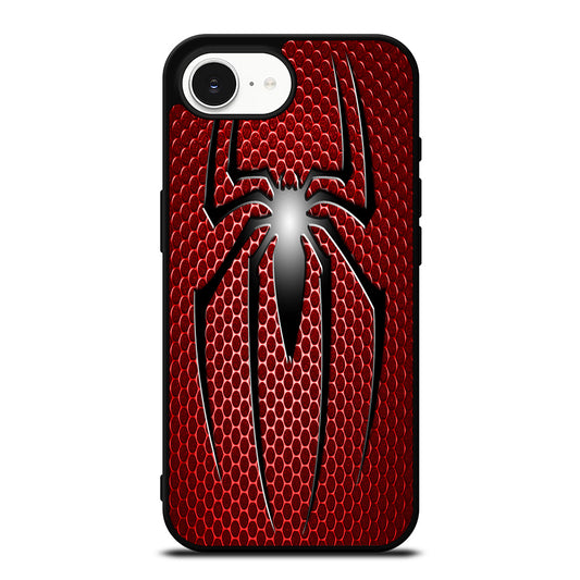 SPIDERMAN LOGO2 iPhone 16e case black TPU silicone rubber protective cover by Casedear