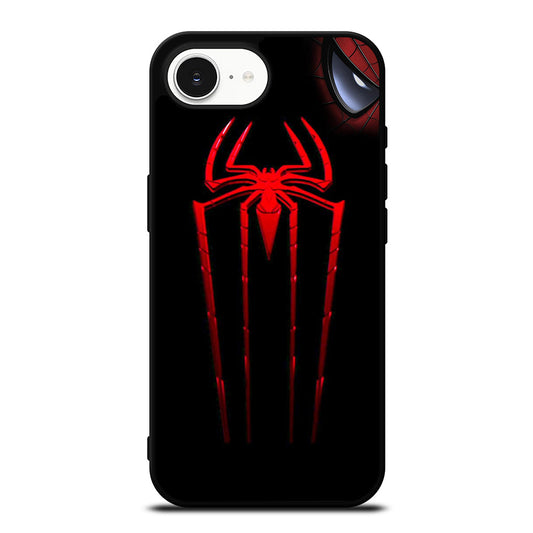 SPIDERMAN LOGO3 iPhone 16e case black TPU silicone rubber protective cover by Casedear