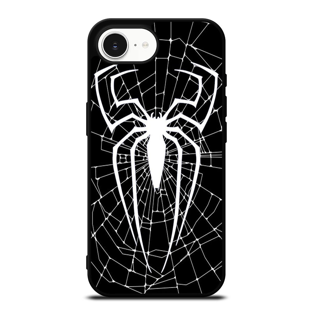 SPIDER iPhone 16e case black TPU silicone rubber protective cover by Casedear