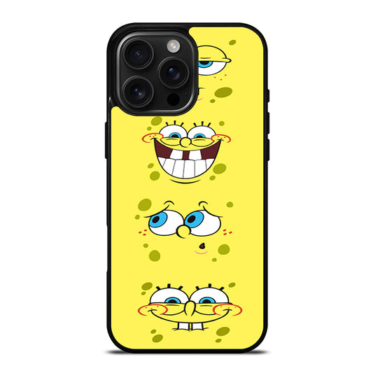 SPONGEBOB EXPRESSIONS iPhone 16 Pro Max Case