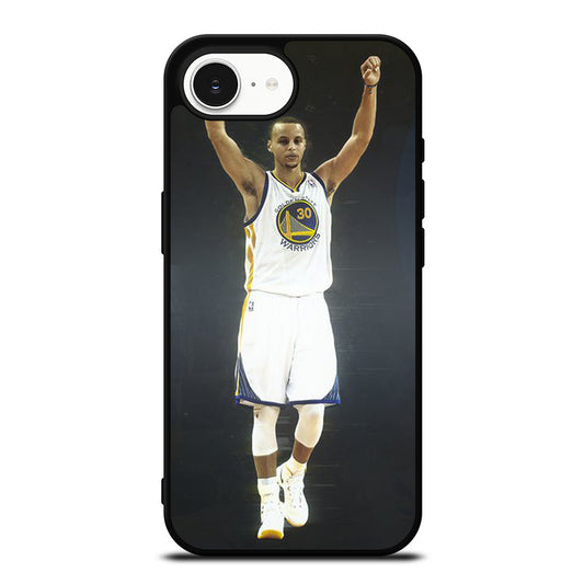 STEPHEN CURRY CELEBRATION iPhone 16e case black TPU silicone rubber protective cover by Casedear