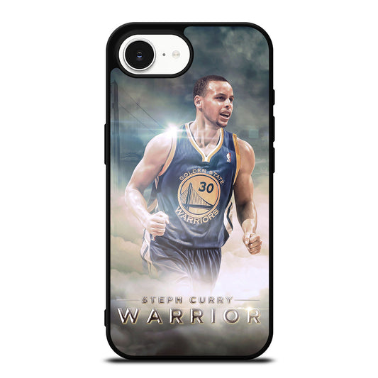 STEPHEN CURRY THE WARIOR iPhone 16e case black TPU silicone rubber protective cover by Casedear