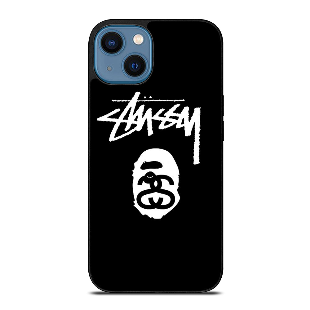 STUSSY BLACK iPhone 14 Case