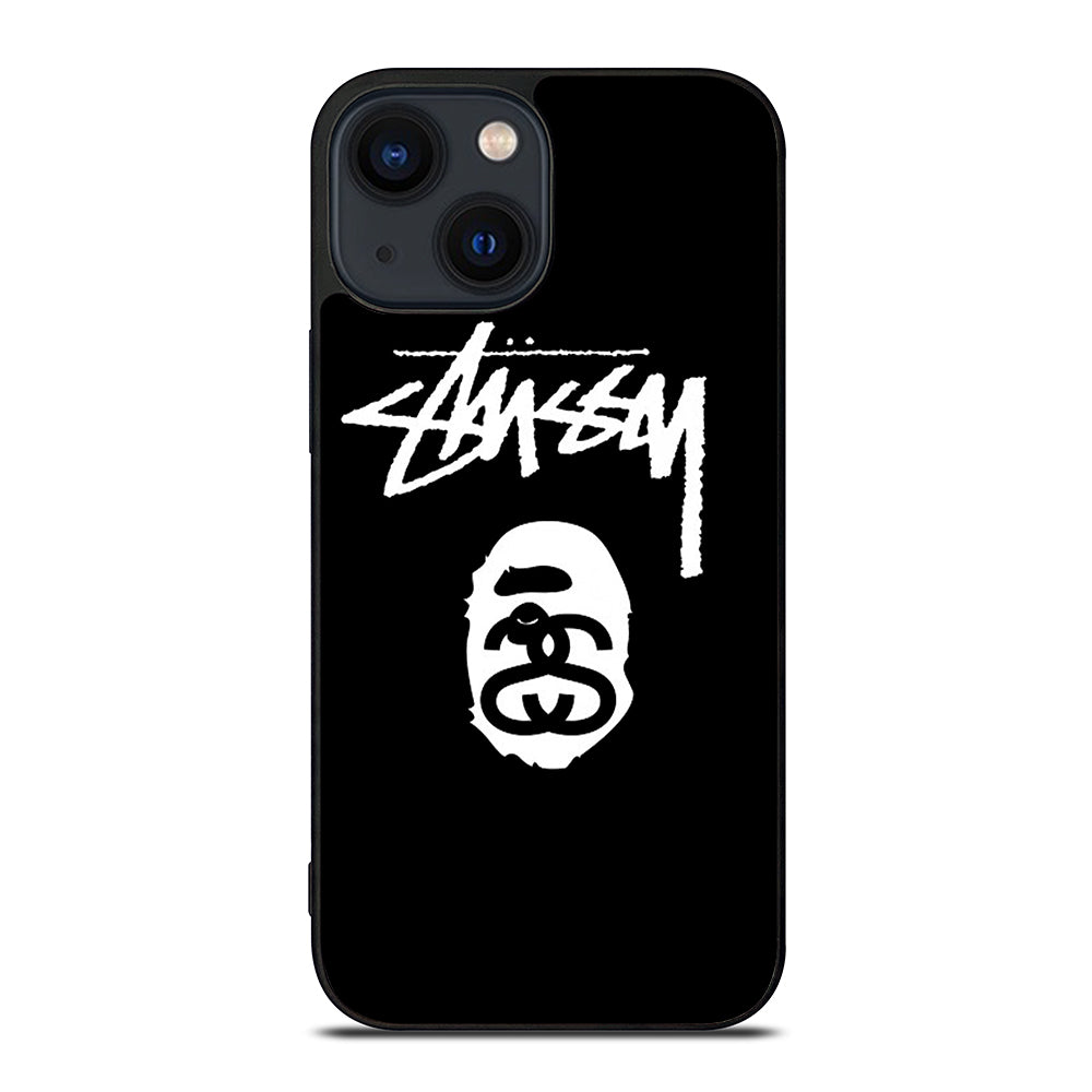 STUSSY BLACK iPhone 14 Plus Case