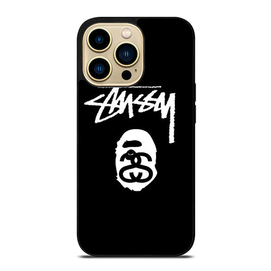 STUSSY BLACK iPhone 14 Pro Max Case