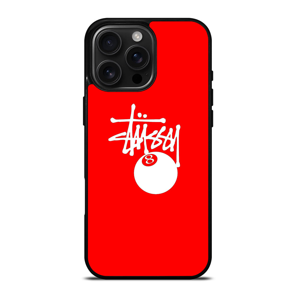 STUSSY IN RED iPhone 16 Pro Max Case