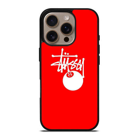 STUSSY IN RED iPhone 16 Pro Case