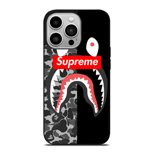 SUPREME BAPE SHARK iPhone 14 Pro Case