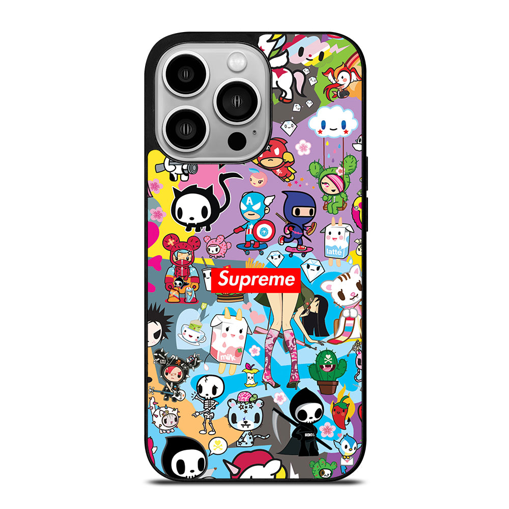 SUPREME TOKIDOKI DONUTELLA iPhone 14 Pro Case
