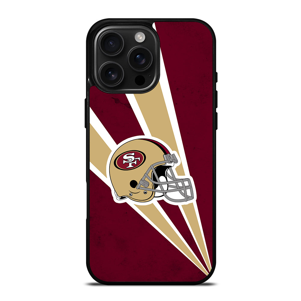 San Francisco 49ers NFL Helmet iPhone 16 Pro Max Case