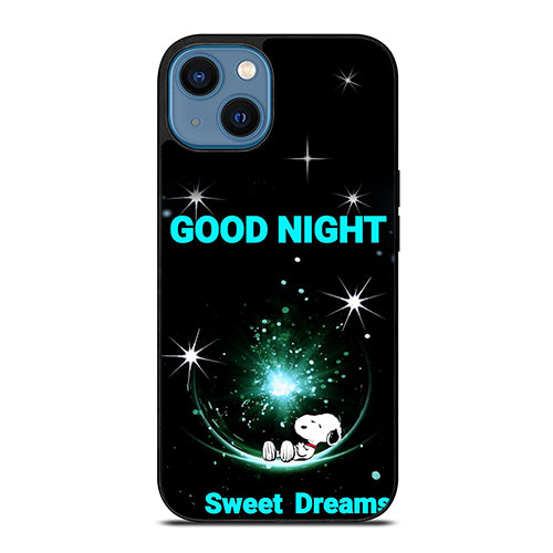 Snoopy Sweet Dreams Good Night iPhone 14 Case