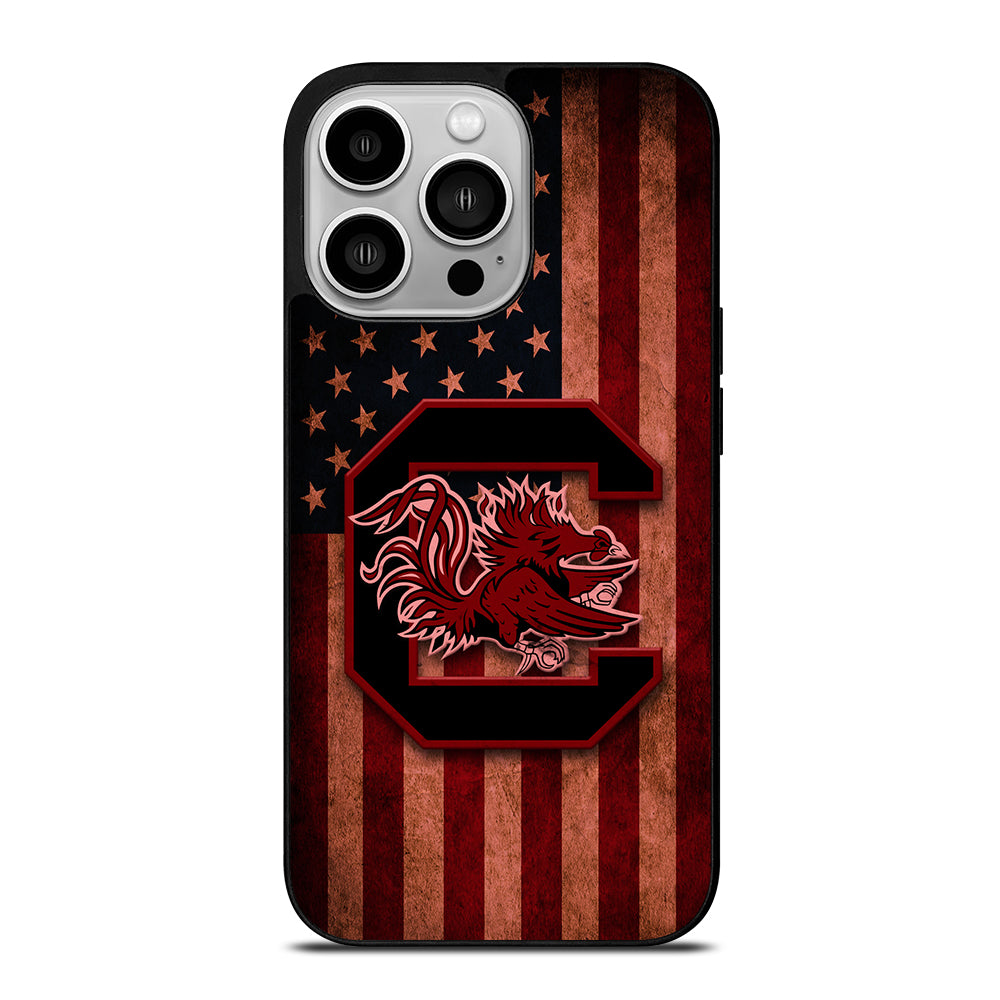 South Carolina Gamecocks America iPhone 14 Pro Case