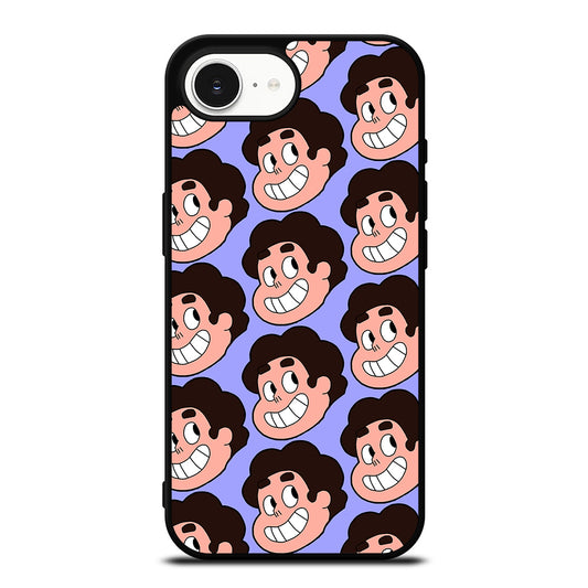 Steven Universe iPhone 16e case black TPU silicone rubber protective cover by Casedear