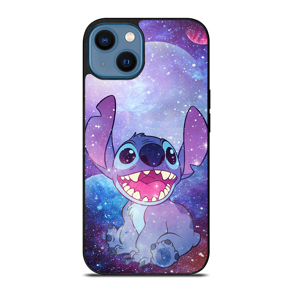 Stitch Cartoon Galaxy iPhone 14 Case
