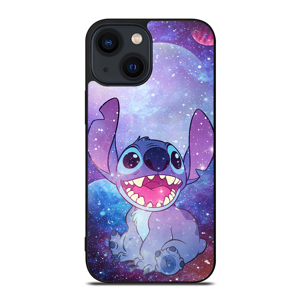 Stitch Cartoon Galaxy iPhone 14 Plus Case