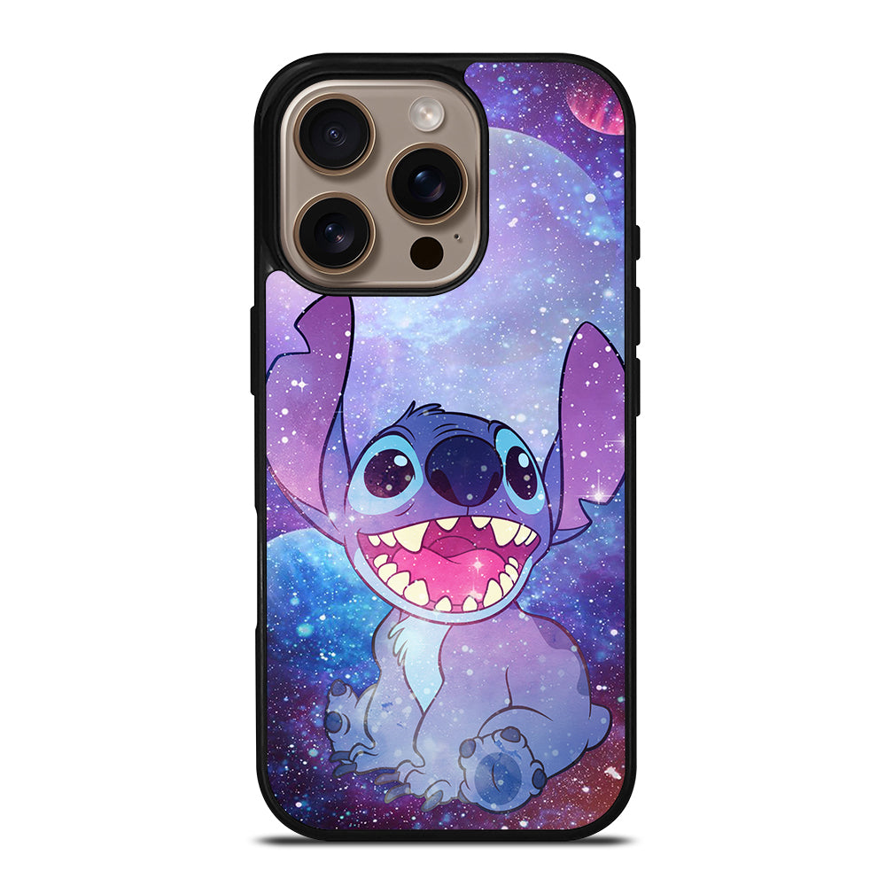 Stitch Cartoon Galaxy iPhone 16 Pro Case