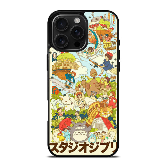 Studio Ghibli Artwork iPhone 16 Pro Max Case