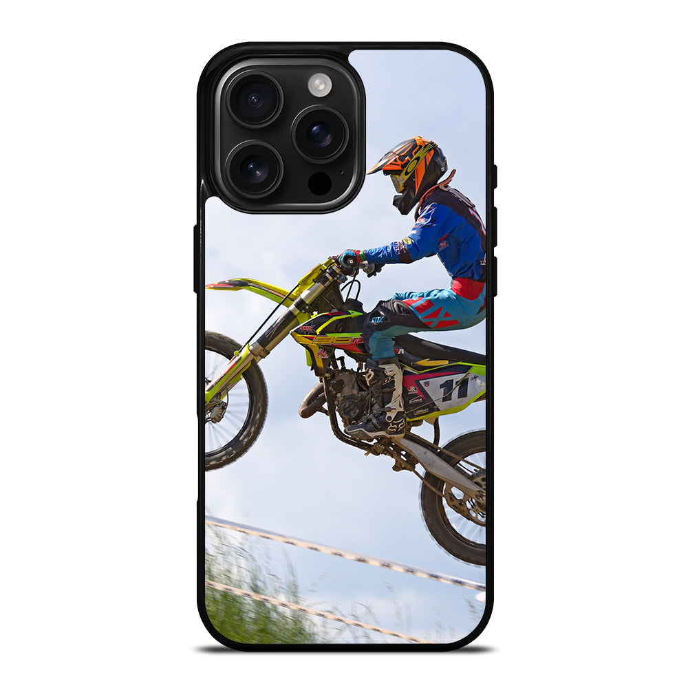 Stunt In Motocross Dirt Bike iPhone 16 Pro Max Case