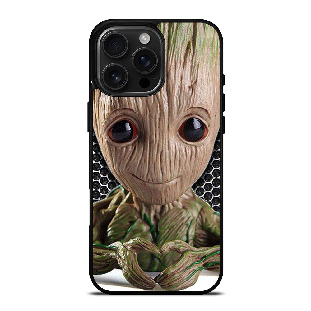 Super Cute Baby Groot iPhone 16 Pro Max Case