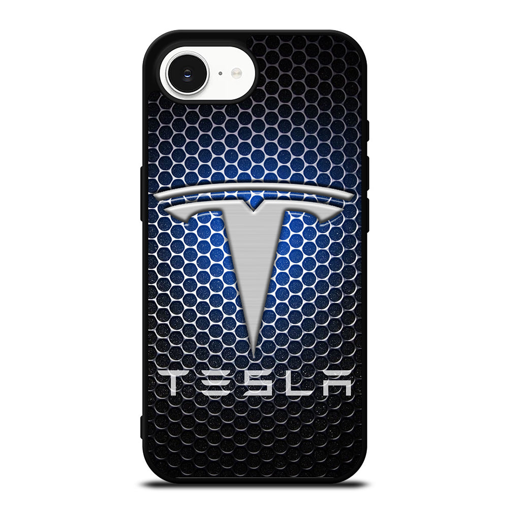 TESLA MOTORS CASE iPhone 16e case black TPU silicone rubber protective cover by Casedear