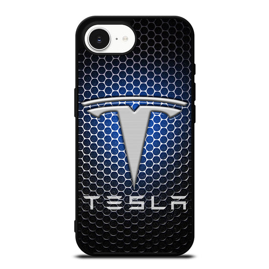 TESLA MOTORS CASE iPhone 16e case black TPU silicone rubber protective cover by Casedear