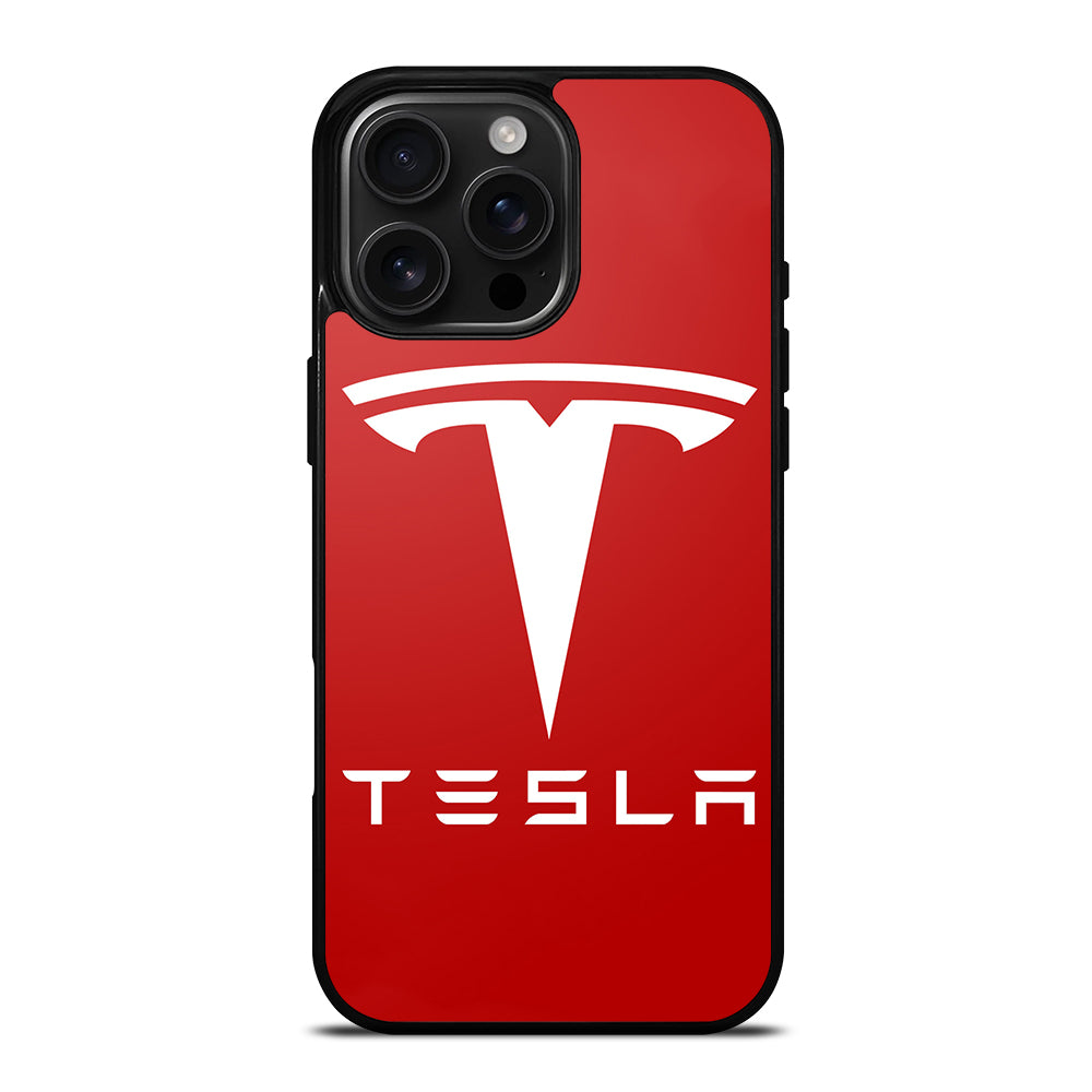 TESLA MOTORS LOGO iPhone 16 Pro Max Case