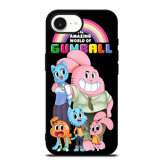 THE AMAZING WORLD OF GUMBALL iPhone 16e case black TPU silicone rubber protective cover by Casedear