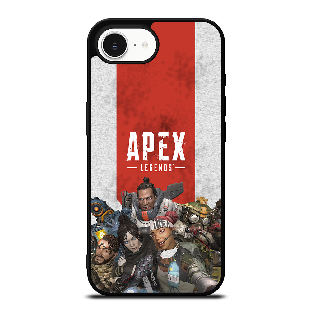 THE APEX LEGENDS iPhone 16e case black TPU silicone rubber protective cover by Casedear