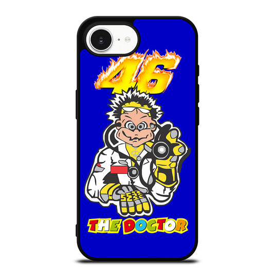 THE DOCTOR 46 iPhone 16e case black TPU silicone rubber protective cover by Casedear