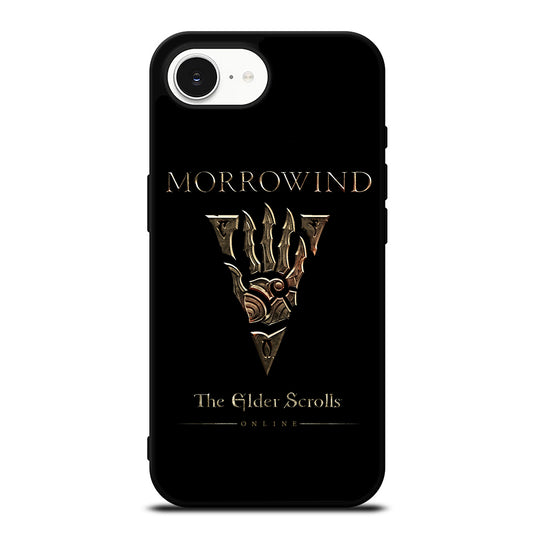 THE ELDER SCROLLS MORROWIND iPhone 16e case black TPU silicone rubber protective cover by Casedear