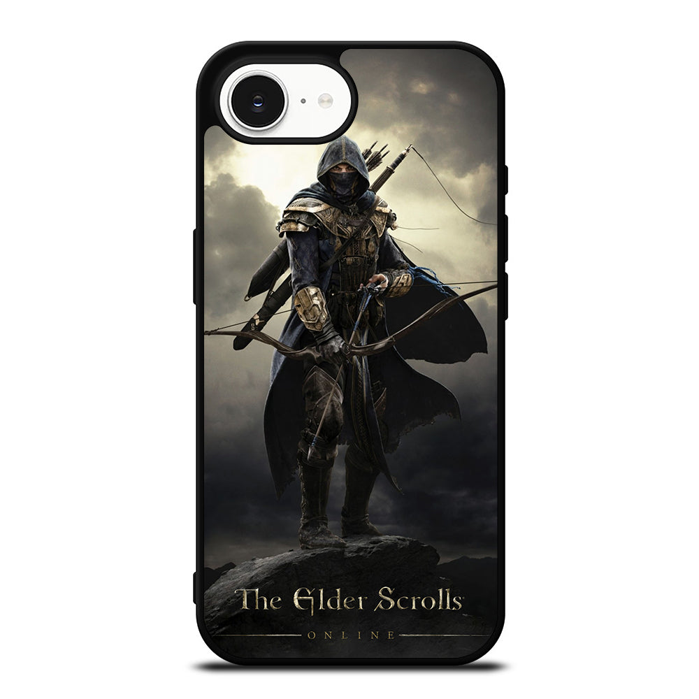 THE ELDER SCROLLS ONLINE iPhone 16e case black TPU silicone rubber protective cover by Casedear