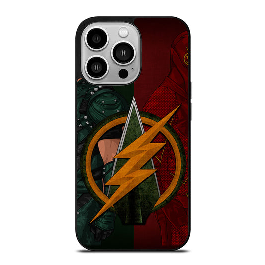 THE FLASH GREEN ARROW iPhone 14 Pro Case