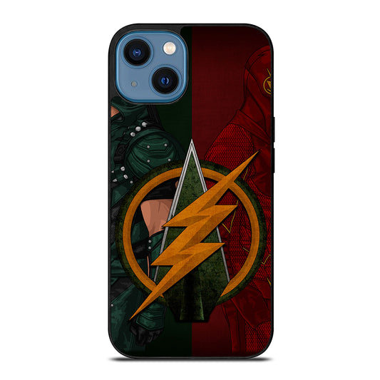 THE FLASH GREEN ARROW iPhone 14 Case
