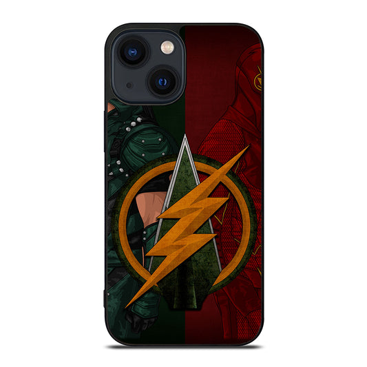 THE FLASH GREEN ARROW iPhone 14 Plus Case