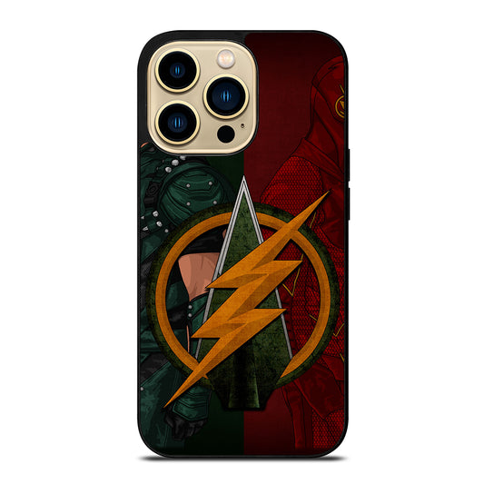 THE FLASH GREEN ARROW iPhone 14 Pro Max Case