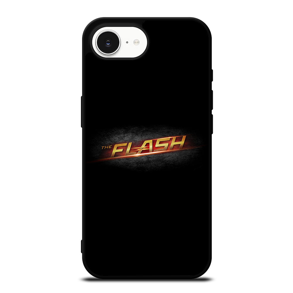THE FLASH SIMPLE iPhone 16e case black TPU silicone rubber protective cover by Casedear