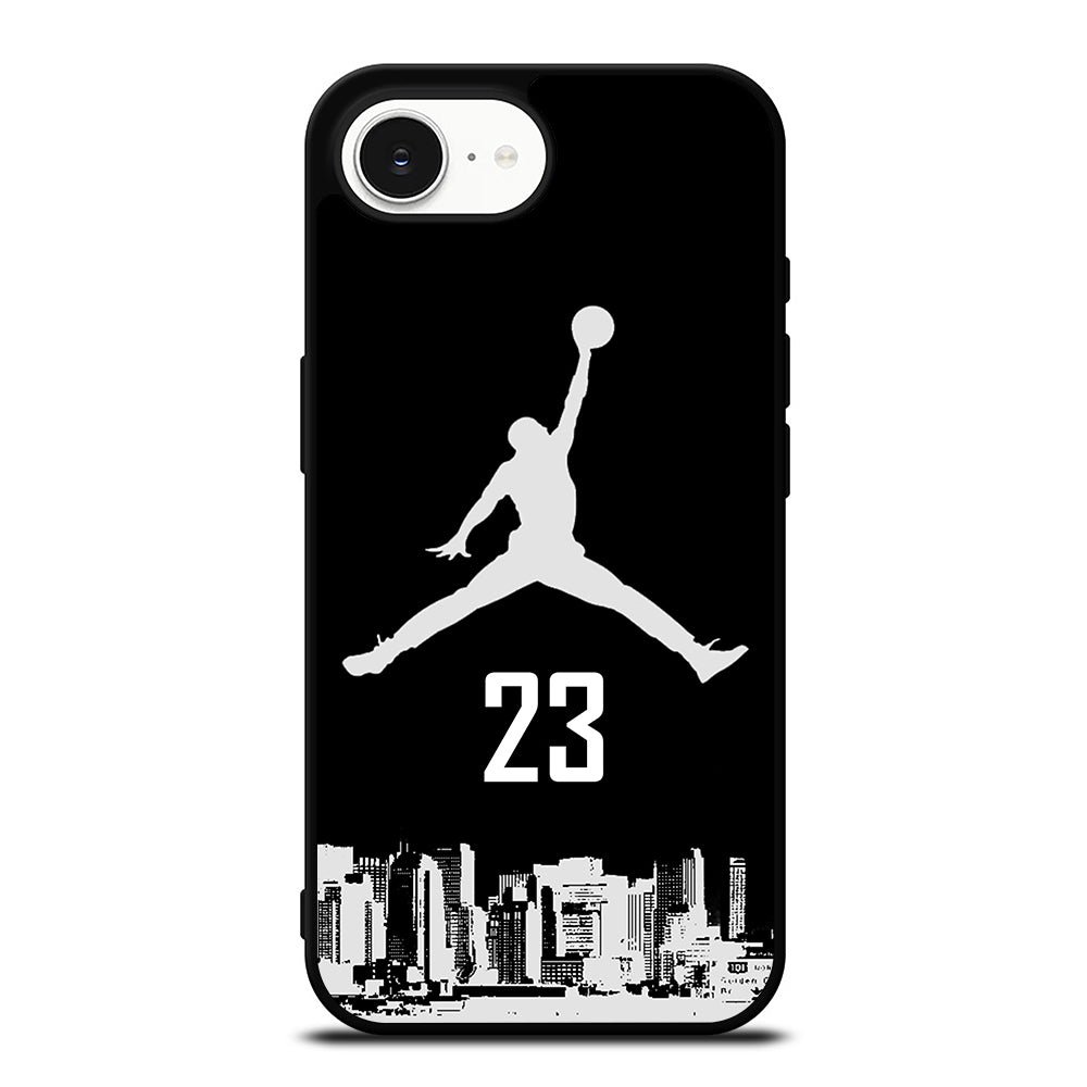 THE GREAT MICHAEL JORDAN iPhone 16e case black TPU silicone rubber protective cover by Casedear