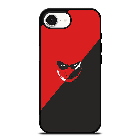 THE JOKER iPhone 16e case black TPU silicone rubber protective cover by Casedear