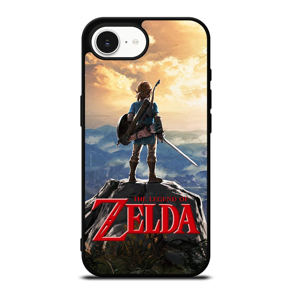 THE LEGEND OF ZELDA iPhone 16e case black TPU silicone rubber protective cover by Casedear