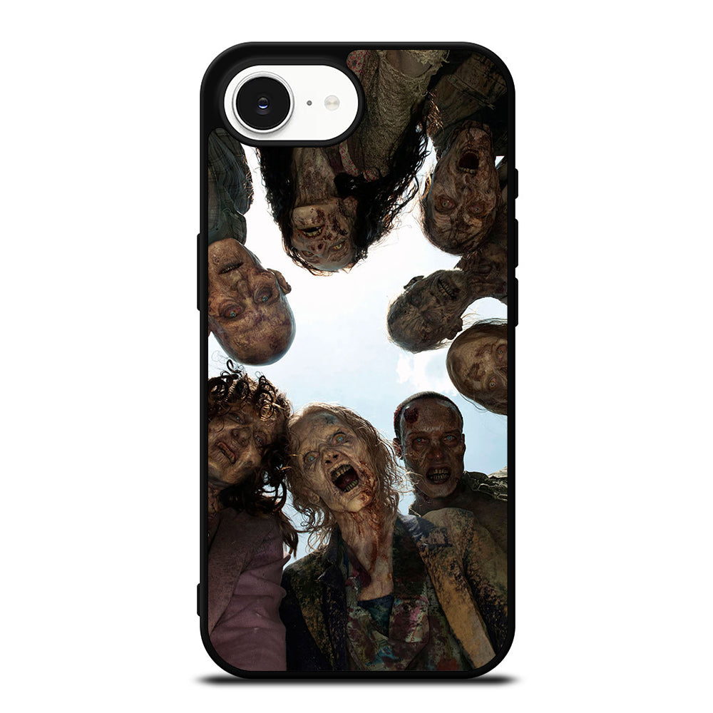THE WALKING DEAD 9 iPhone 16e case black TPU silicone rubber protective cover by Casedear