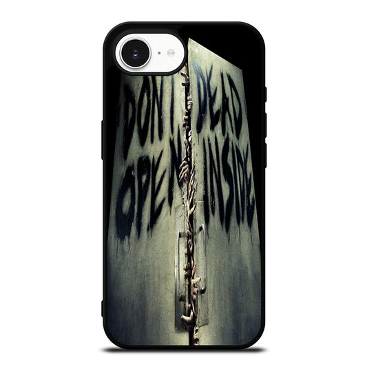 THE WALKING DEAD iPhone 16e case black TPU silicone rubber protective cover by Casedear