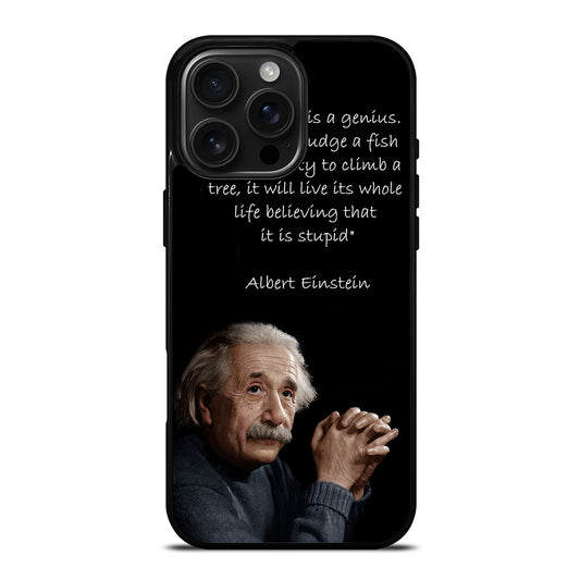 THE GENIUS ALBERT EINSTEIN iPhone 16 Pro Max Case