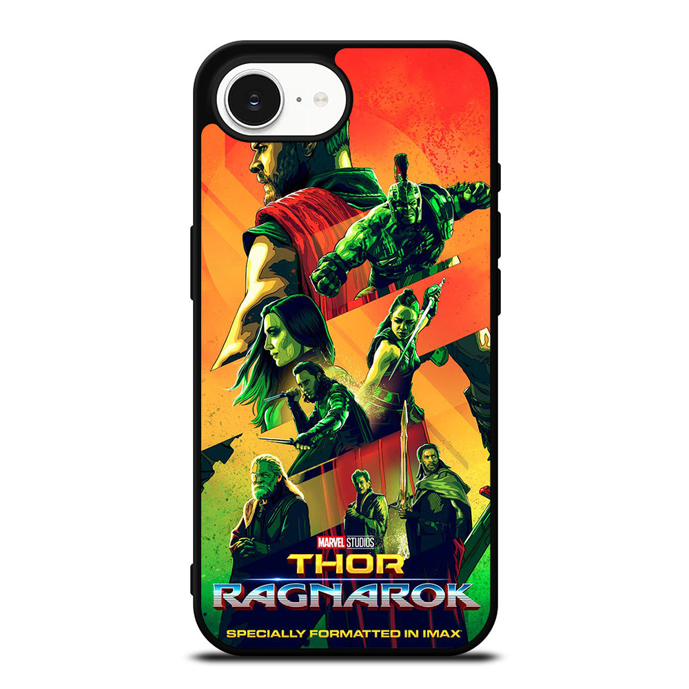 THOR RAGNAROK SPECIAL FORMAT iPhone 16e case black TPU silicone rubber protective cover by Casedear