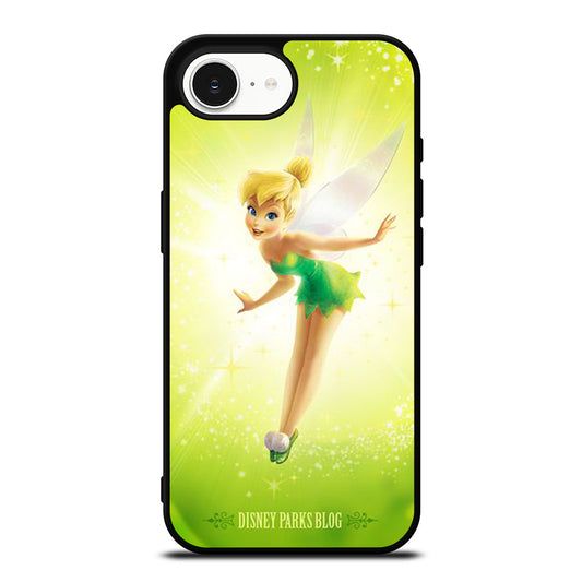 TINKERBELL DISNEY PARKS iPhone 16e case black TPU silicone rubber protective cover by Casedear